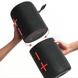 Black Portable Bluetooth Speaker